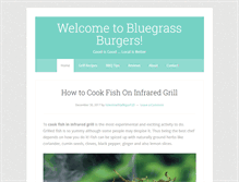 Tablet Screenshot of bluegrass-burgers.com